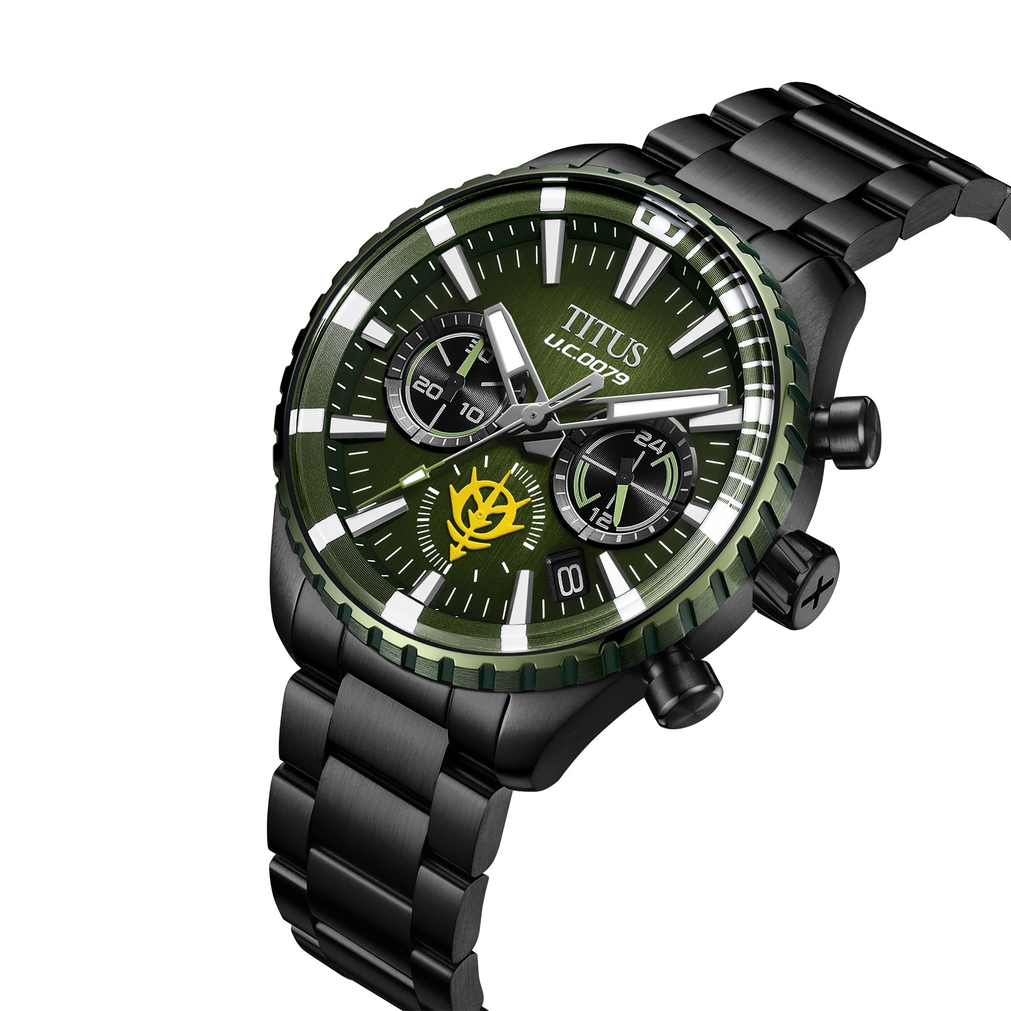 Saber Collection "MS-06F Zaku II" Limited-Edition Chronograph Watch (Limited to 100 pcs) W06-03408-002