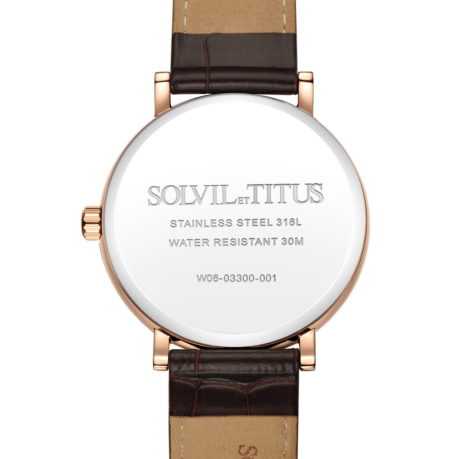 Classicist Multi-Function Quartz Leather Watch W06-03300-001