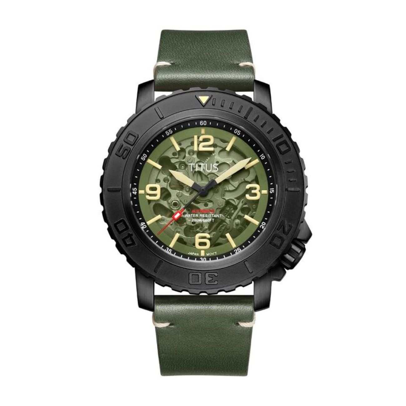 The Cape三針自動機械真皮腕錶 W06-03279-006