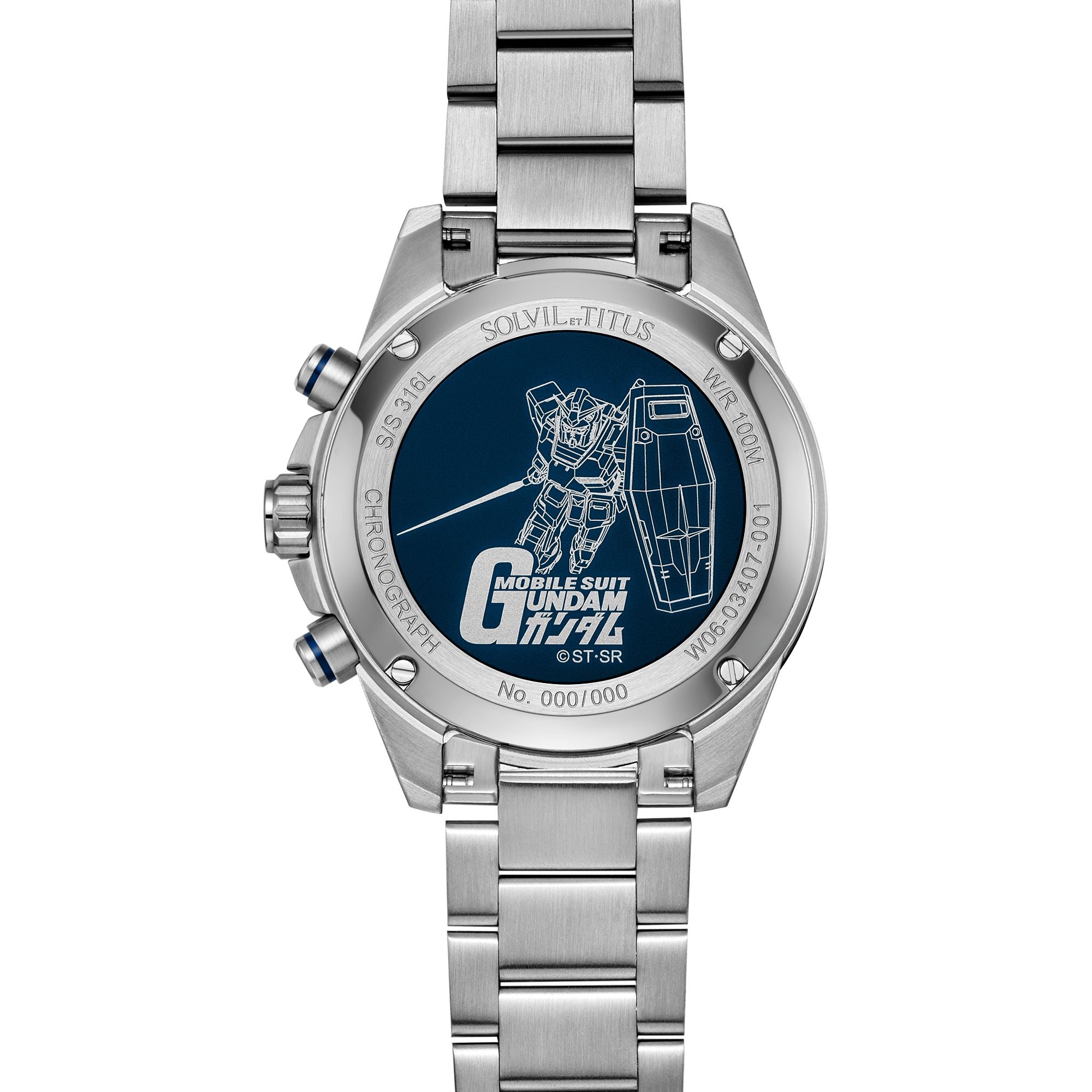 Saber系列「RX-78-2 高達」限量版計時腕錶(限量100枚) W06-03407-001