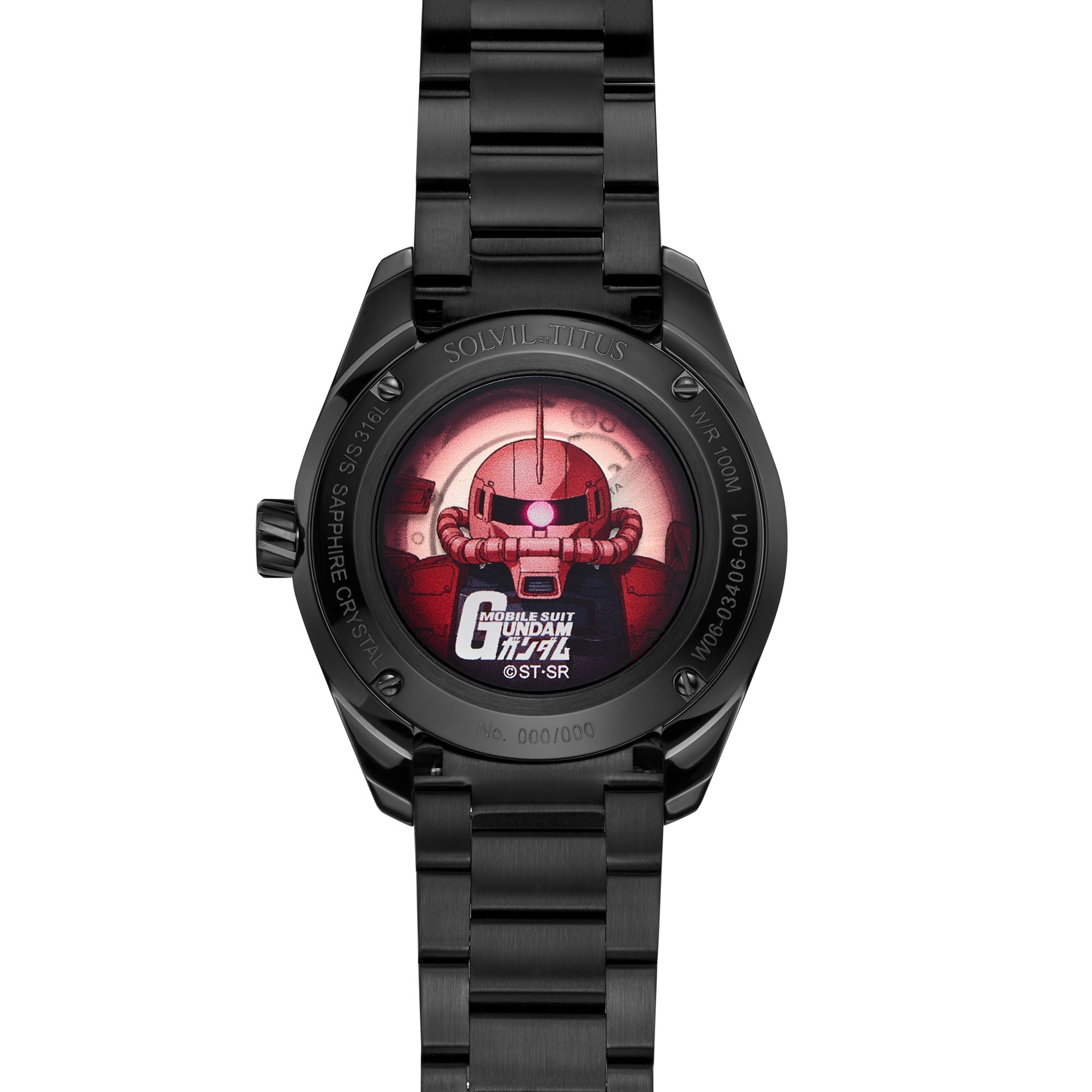 Saber Collection "MS-06S Red Comet Zaku II" Limited-Edition Automatic Mechanical Watch (Limited quantity TBC) W06-03406-001