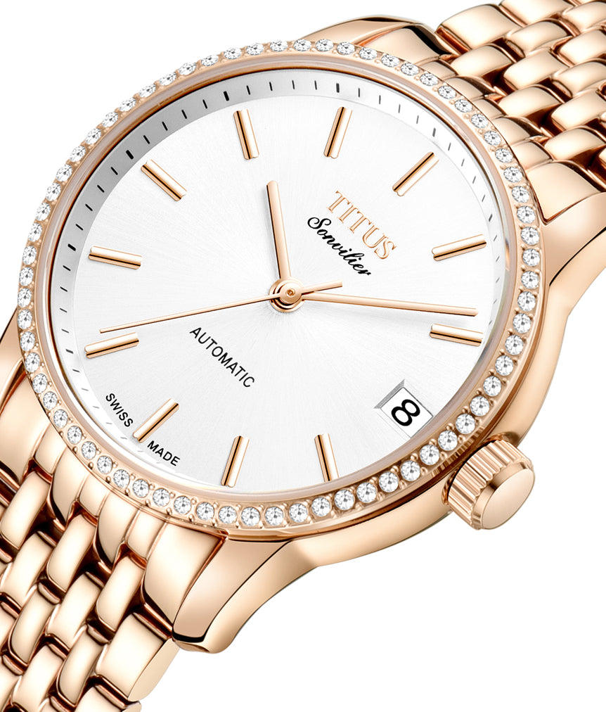 Sonvilier Swiss Made 3 Hands Date Mechanical Stainless Steel Watch W06-02921-003