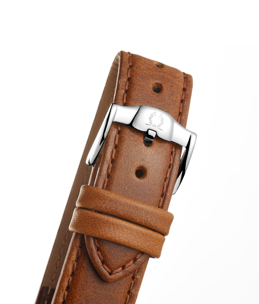 Sonvilier Swiss Made 3 Hands Date Mechanical Leather Watch W06-02939-005