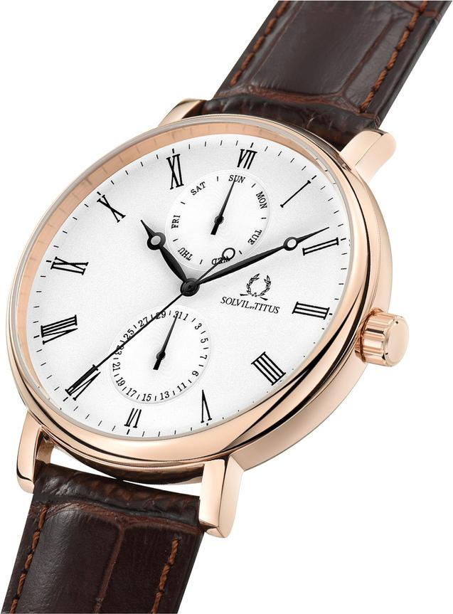Classicist Multi-Function Quartz Leather Watch W06-03021-002