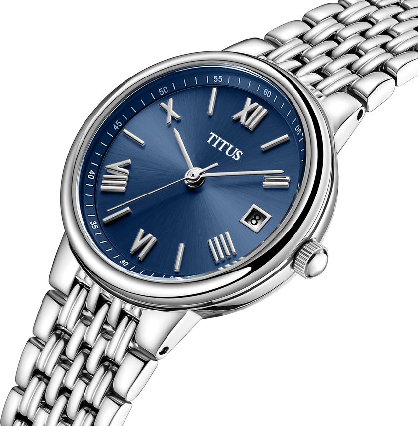 Fair Lady 3 Hands Date Quartz Stainless Steel Watch W06-03025-006