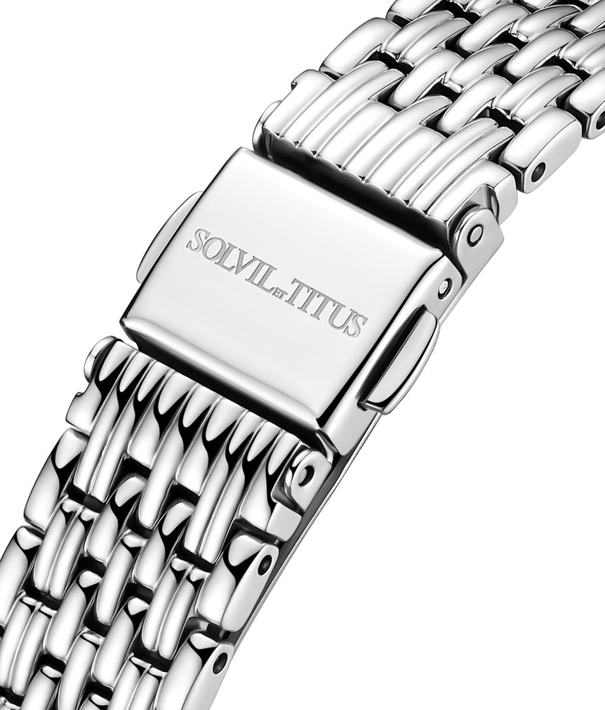 Fair Lady 3 Hands Date Quartz Stainless Steel Watch W06-03025-006