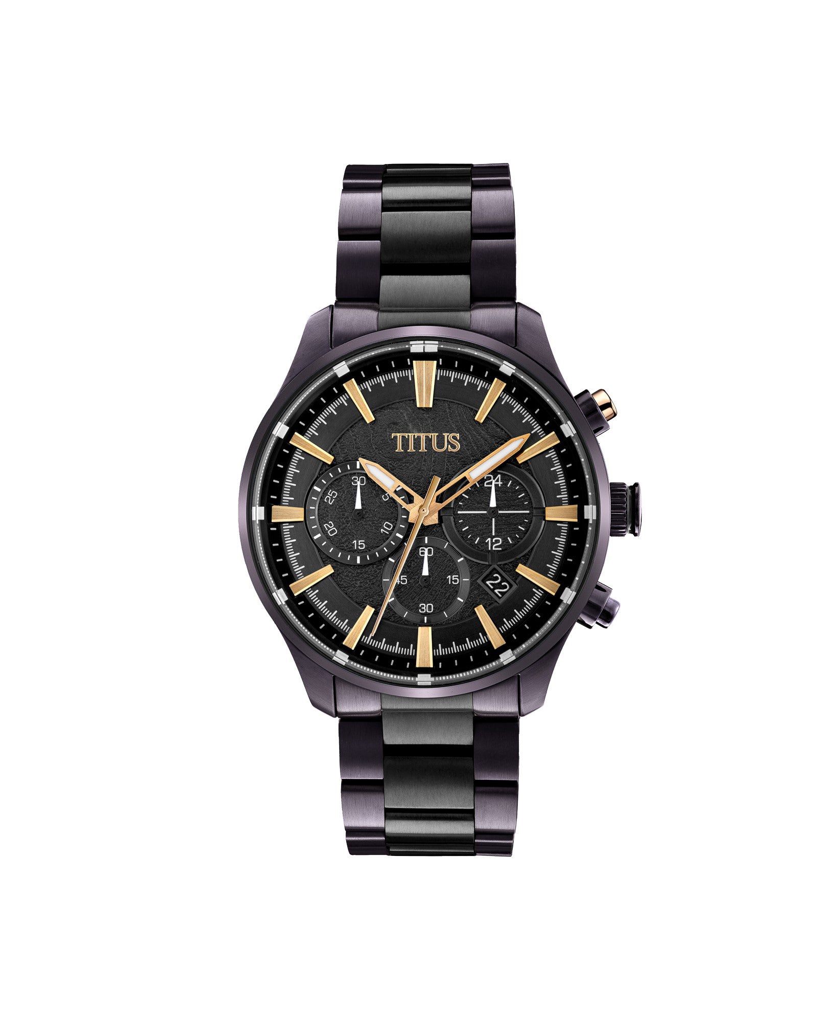 Saber計時石英不鏽鋼腕錶 W06-03082-033