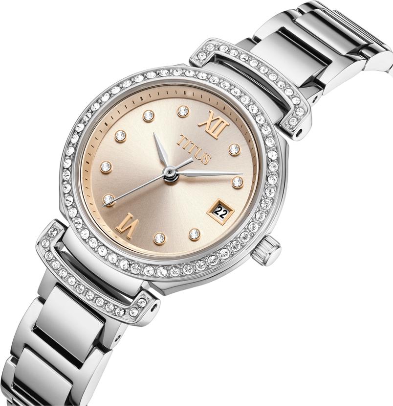 Fair Lady 3 Hands Date Quartz Stainless Steel Watch W06-03139-011