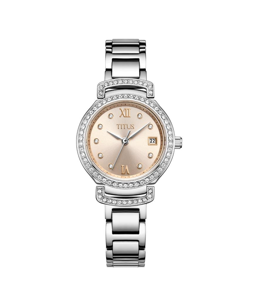Fair Lady 3 Hands Date Quartz Stainless Steel Watch W06-03139-011