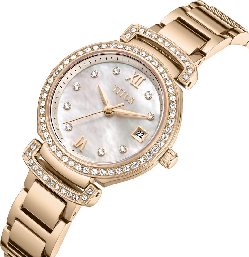 Fair Lady 3 Hands Date Quartz Stainless Steel Watch W06-03139-013