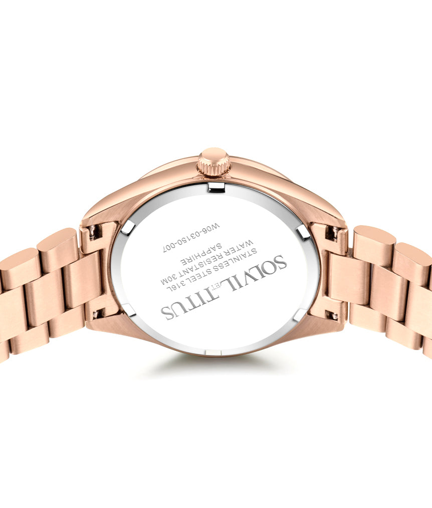Fair Lady 3 Hands Quartz Stainless Steel Watch W06-03150-007