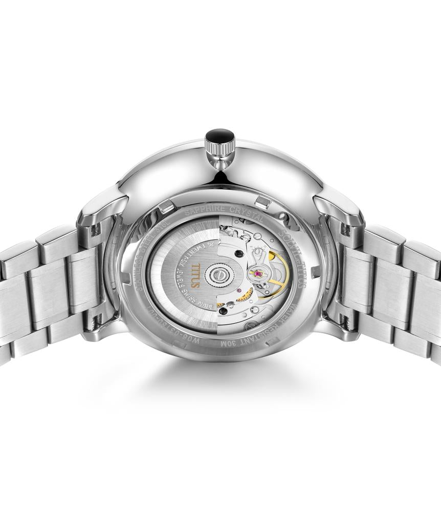 Sonvilier 3 Hands Date Swiss Automatic Mechanical Stainless Steel Watch W06-03180-001