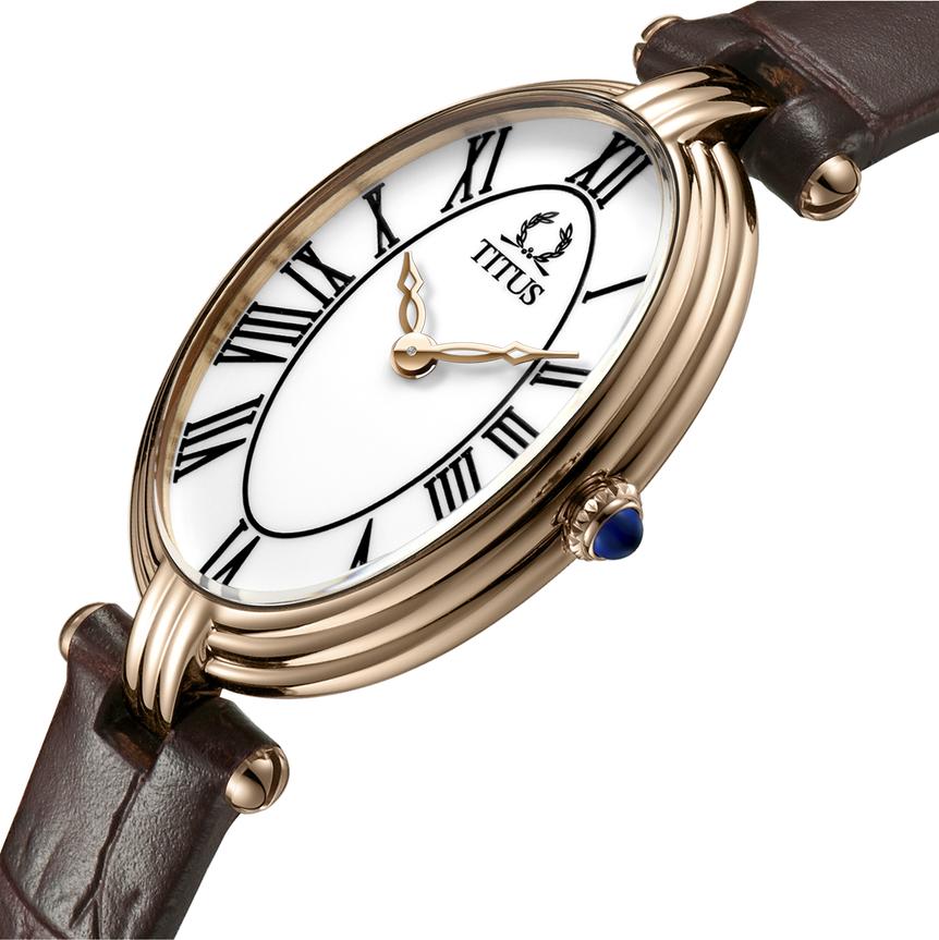 Once 2 Hands Quartz Leather Watch W06-03207-003