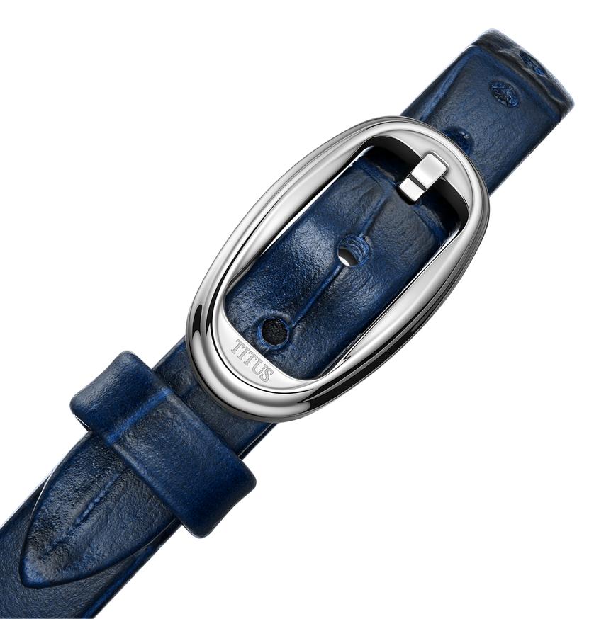 Once兩針石英皮革腕錶 W06-03207-018