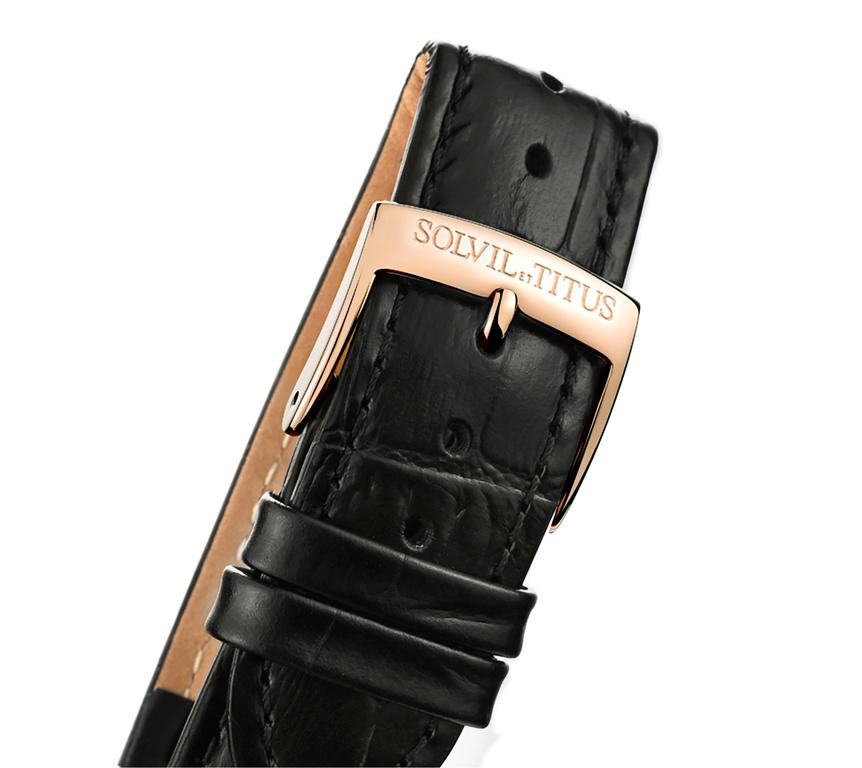 Barista多功能晝夜顯示石英皮革腕錶 W06-03220-002