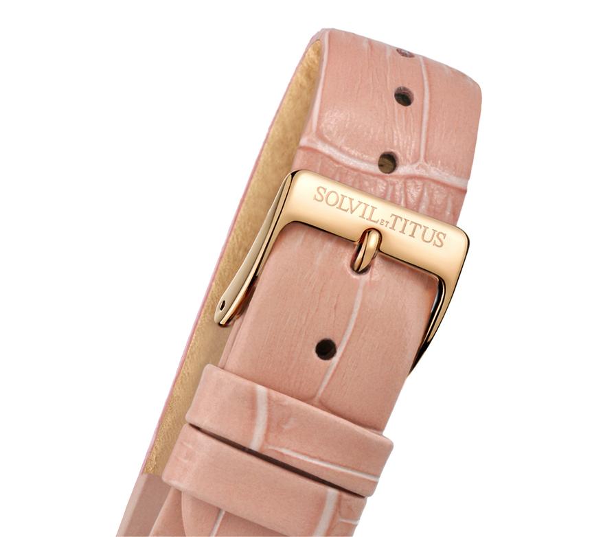 Barista Multi-Function with Day Night Indicator Quartz Leather Watch W06-03220-004