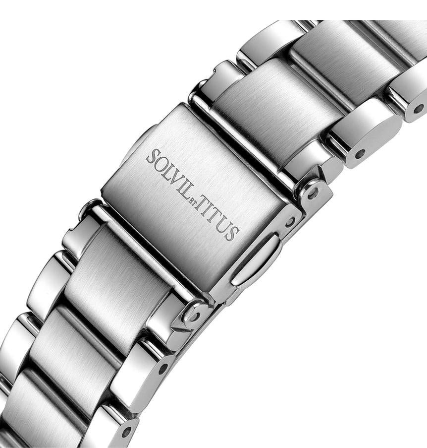 Classic 3 Hands Mechanical Stainless Steel Watch W06-03235-001