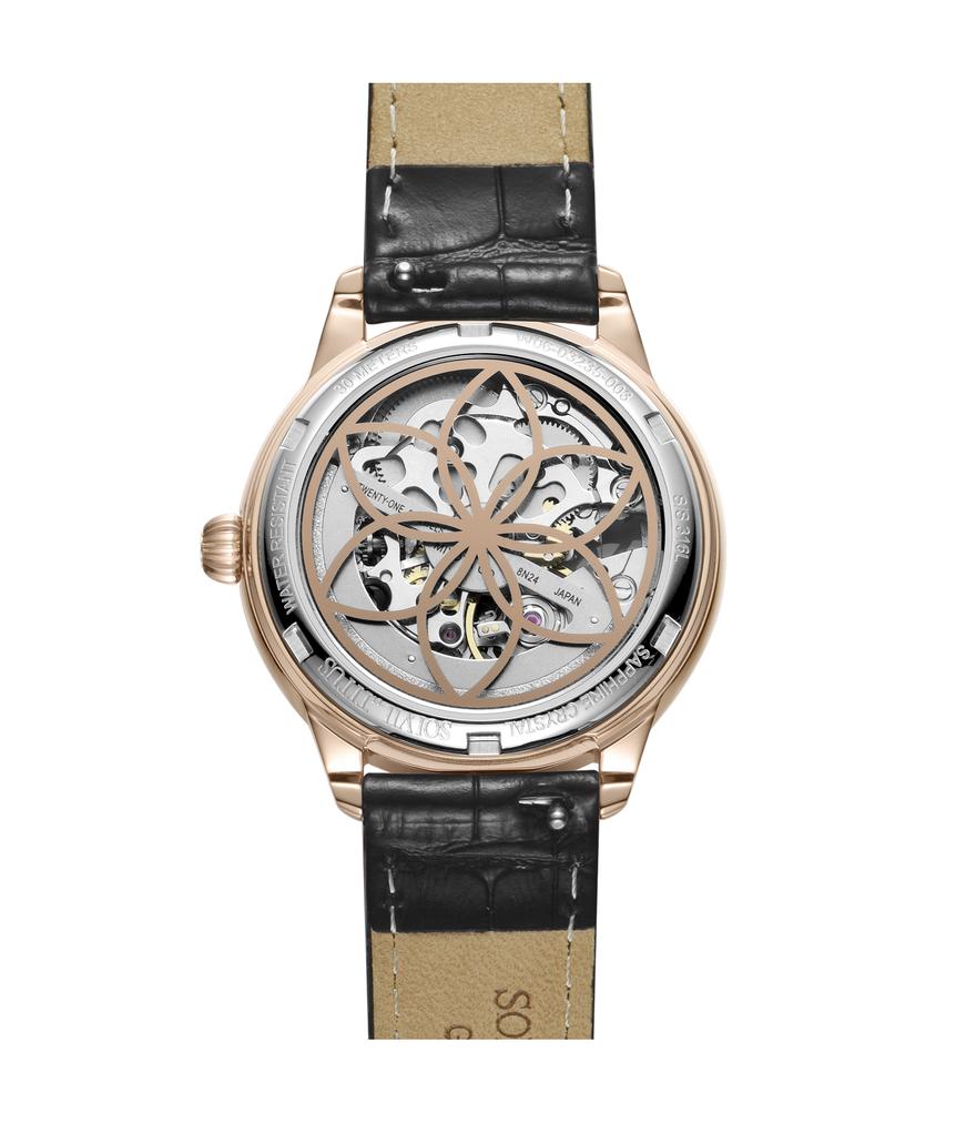 Classic 3 Hands Mechanical Leather Watch W06-03235-003