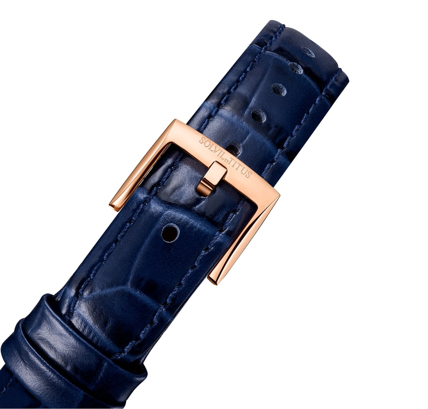 Classic 3 Hands Mechanical Leather Watch W06-03235-007