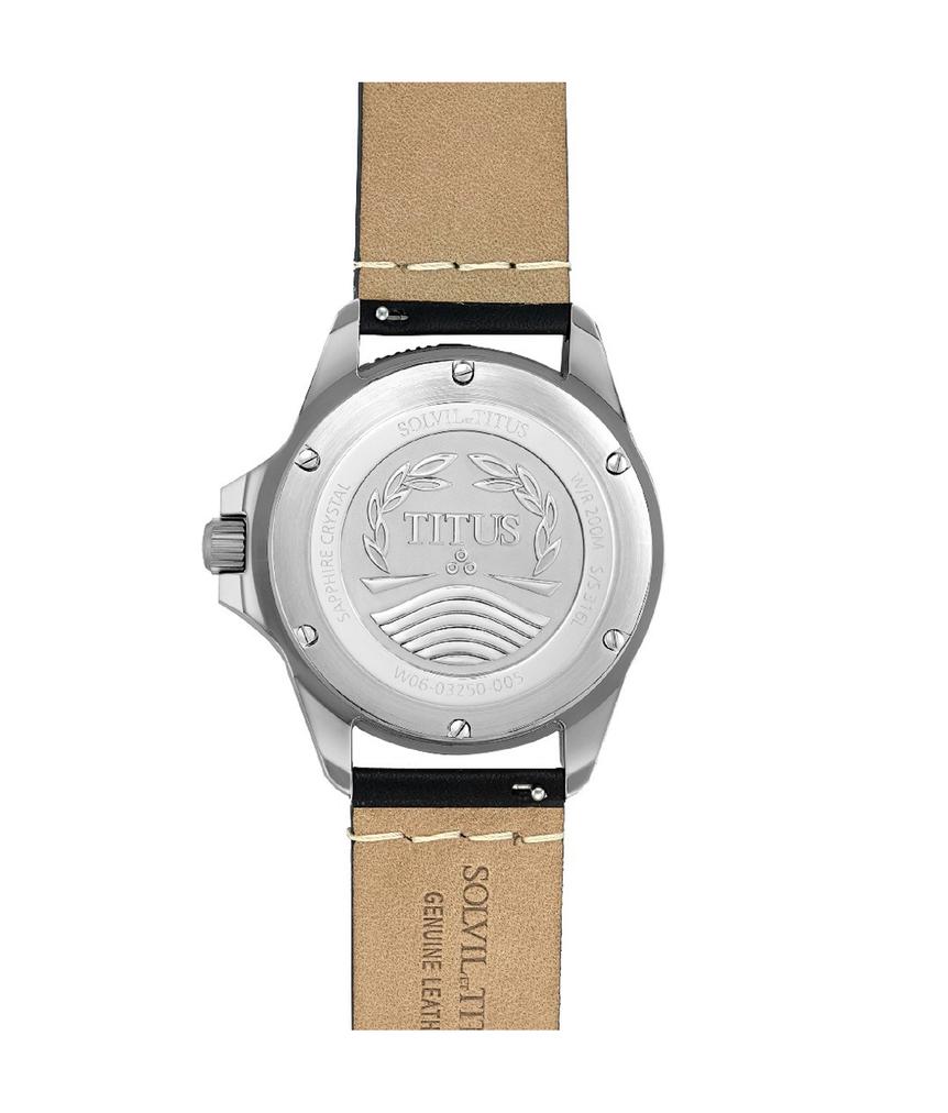 Valor 3 Hands Date Mechanical Leather Watch W06-03250-005