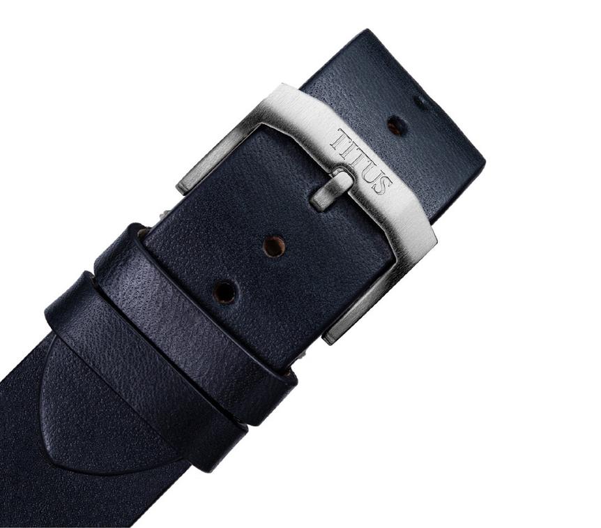 Valor 3 Hands Date Mechanical Leather Watch W06-03250-006