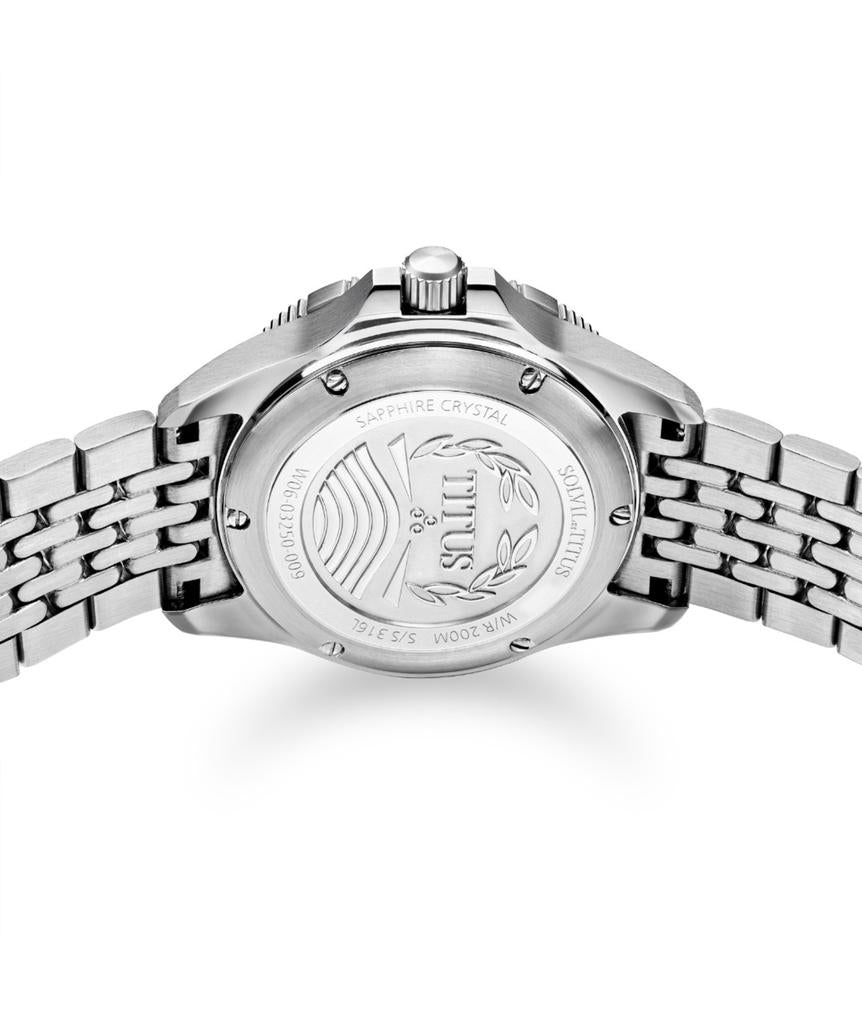 Valor 3 Hands Date Mechanical Stainless Steel Watch W06-03250-009