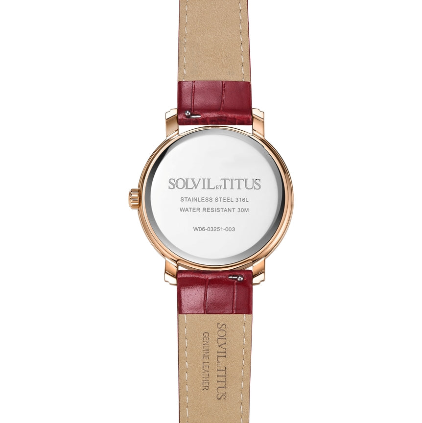 Fashionista多功能石英皮革腕錶 W06-03251-003