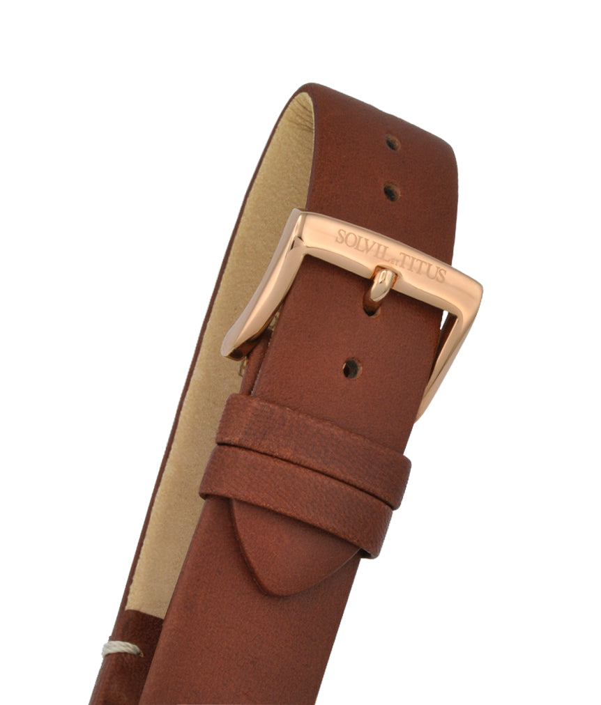 Classicist 3 Hands Date Quartz Leather Watch W06-03252-004