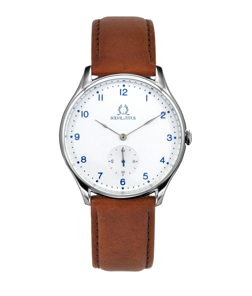 Classicist 2 Hands Small Second Quartz Leather Watch W06-03254-002