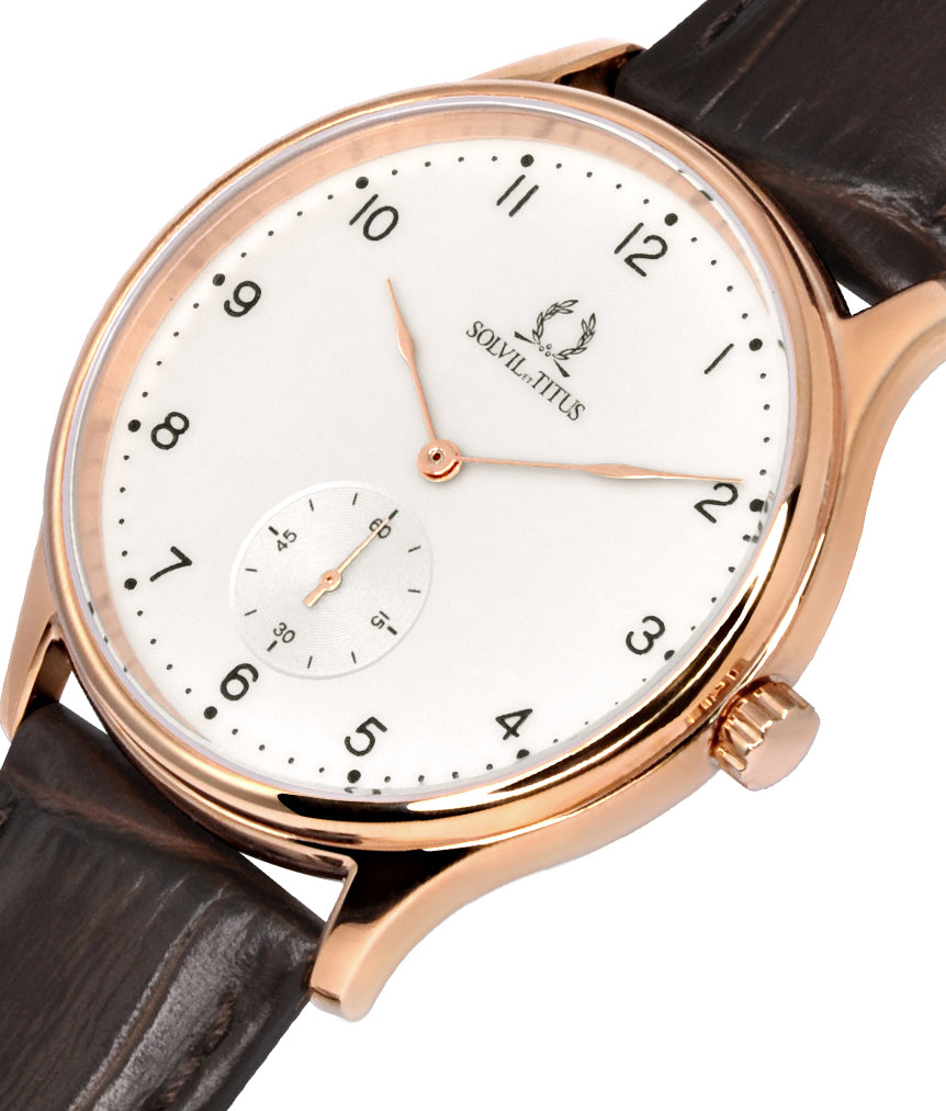 Classicist 2 Hands Small Second Quartz Leather Watch W06-03254-003