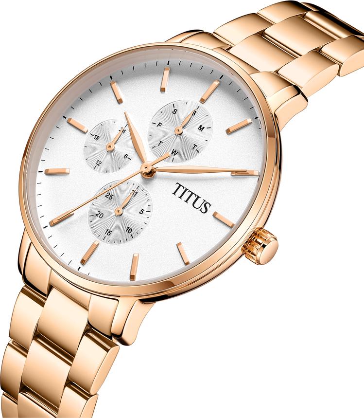 Interlude Multi-Function Quartz Stainless Steel Watch W06-03259-003