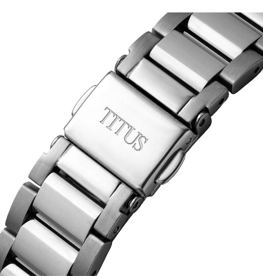 Devot多功能晝夜顯示石英不鏽鋼腕錶 W06-03262-001