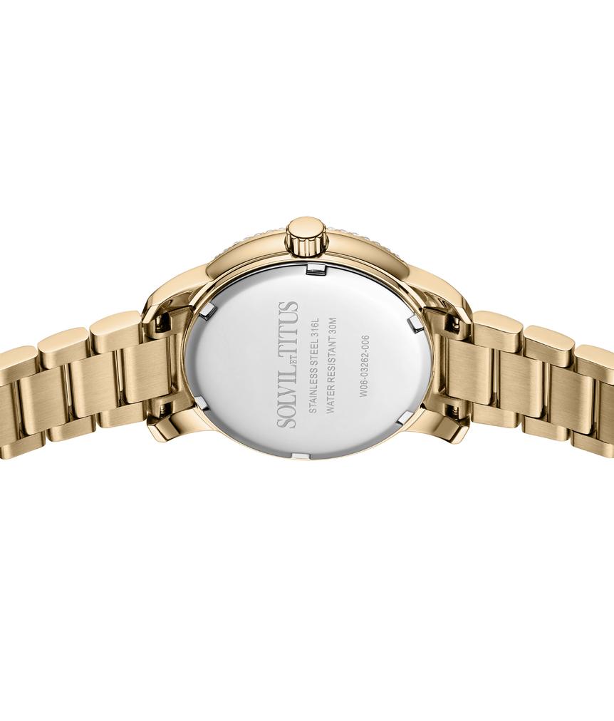 Devot Multi-function Day & Night Quartz Stainless Steel Watch W06-03262-006