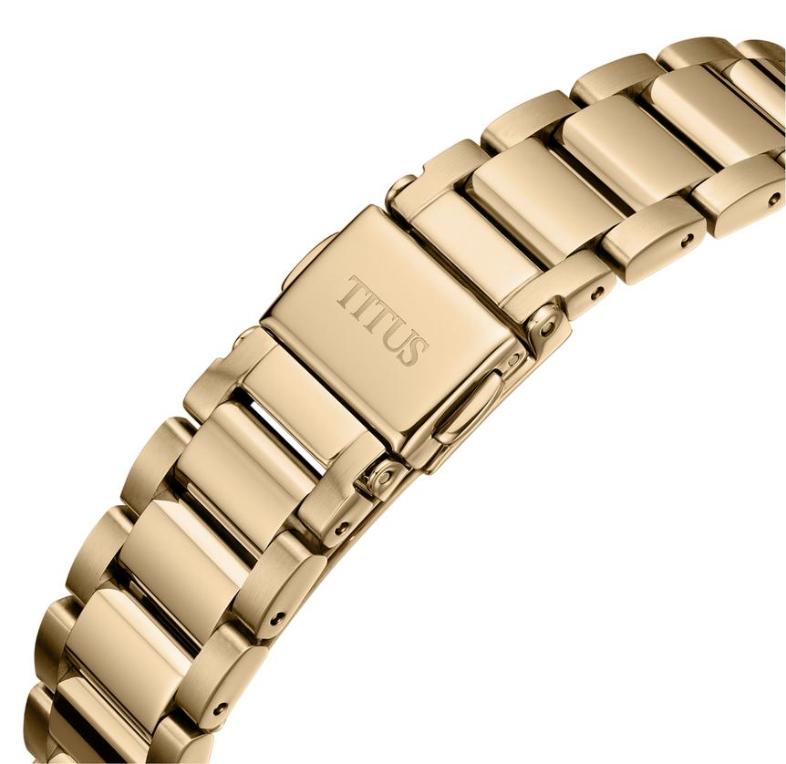 Devot Multi-function Day & Night Quartz Stainless Steel Watch W06-03262-006