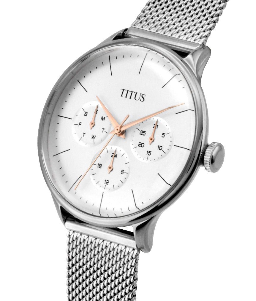 Interlude Multi-Function Quartz Stainless Steel Watch W06-03264-001