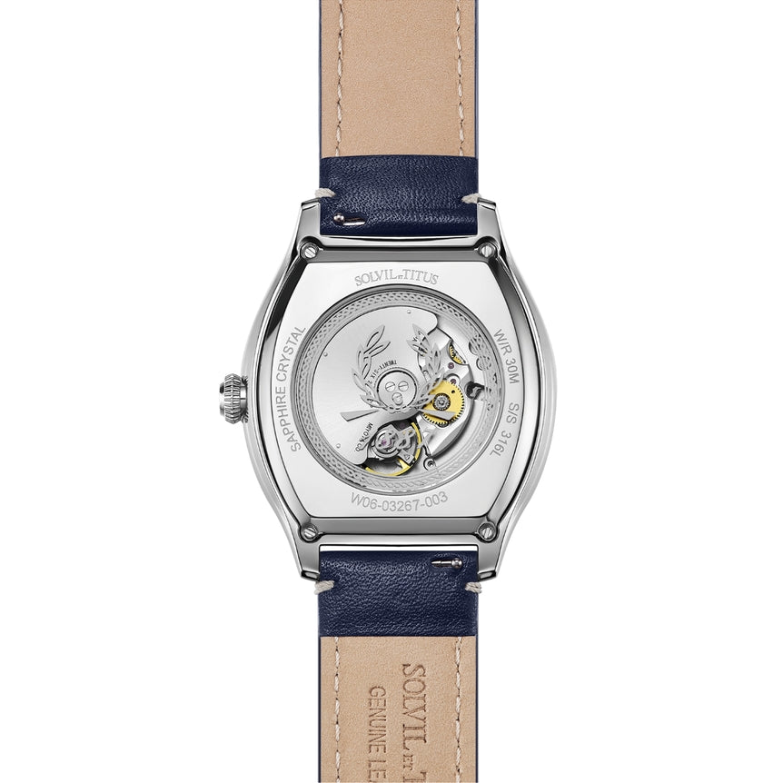 Barrique Multi-Function Mechanical Leather Men Watch W06-03267-003