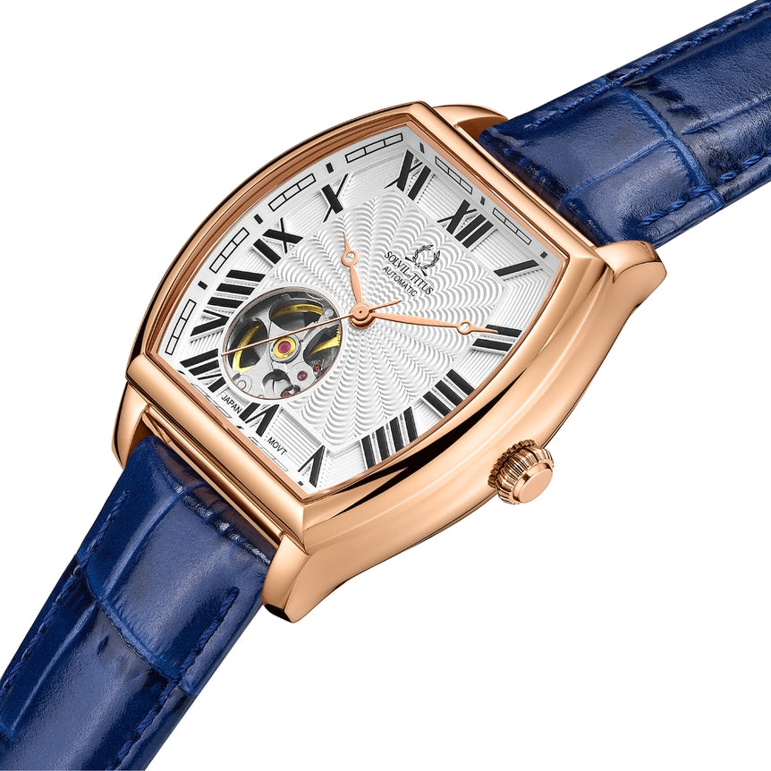 Barrique 3 Hands Mechanical Leather Women Watch W06-03269-004