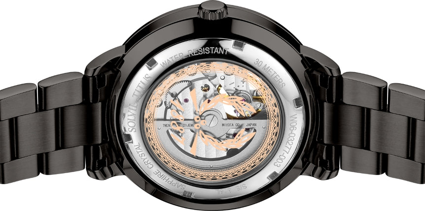 Enlight 3 Hands Mechanical Stainless Steel Watch W06-03277-003