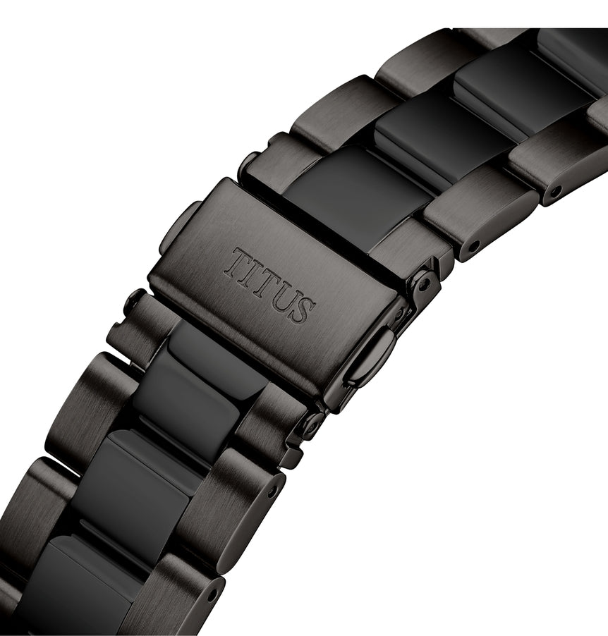 Enlight 3 Hands Mechanical Stainless Steel Watch W06-03277-003