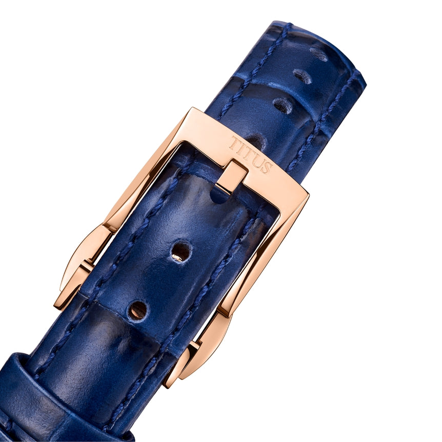 Enlight 3 Hands Mechanical Leather Watch W06-03278-006
