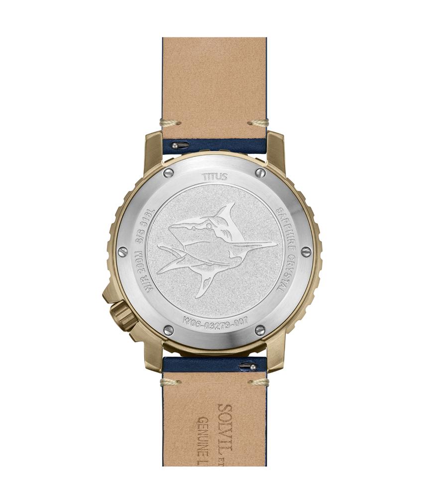 The Cape三針自動機械真皮腕錶 W06-03279-007