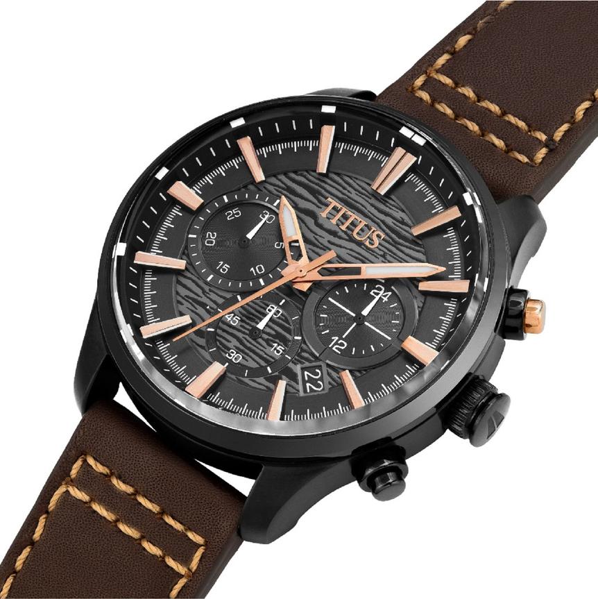 Saber Chronograph Quartz Leather Watch W06-03287-010