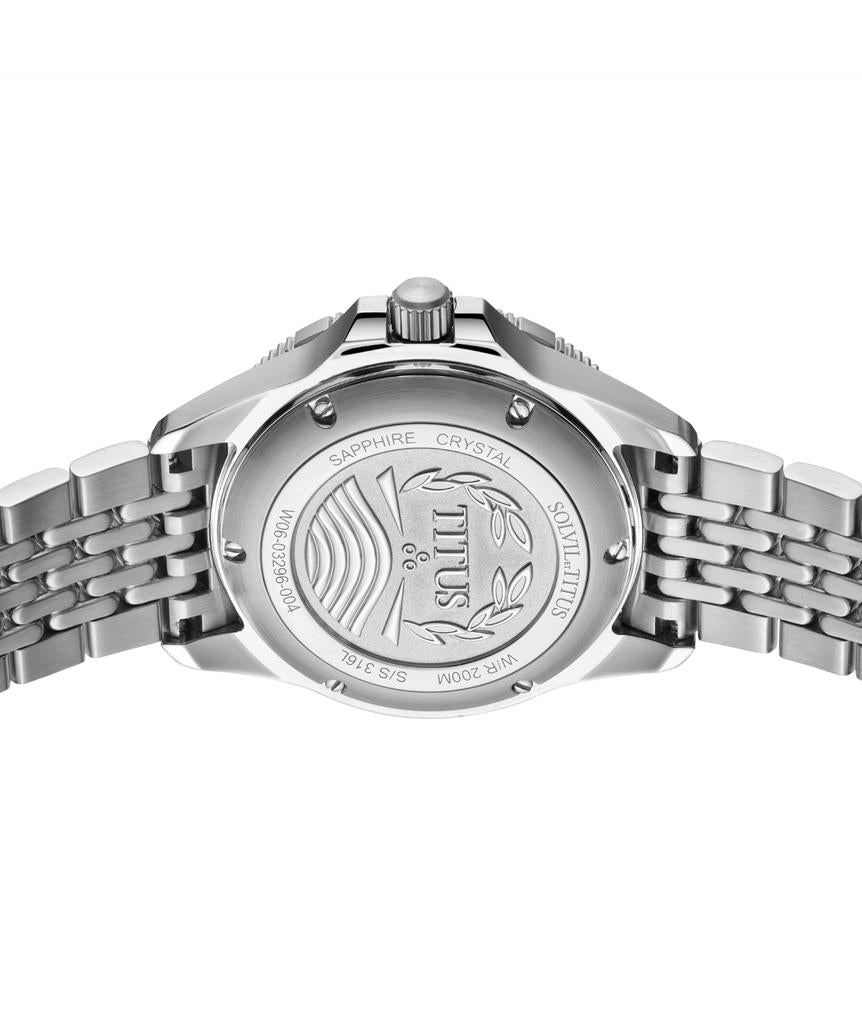 Valor三針自動機械不鏽鋼腕錶  W06-03296-002