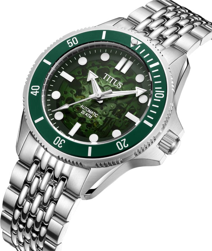 Valor三針自動機械不鏽鋼腕錶  W06-03296-003