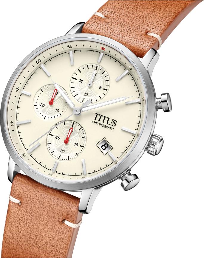 Nordic Tale Chronograph Quartz Leather Watch W06-03298-002