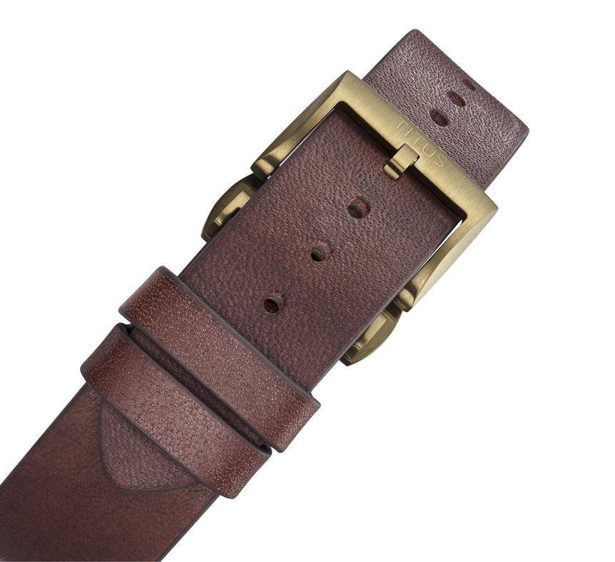 Classic 3 Hands Automatic Leather Watch W06-03299-003