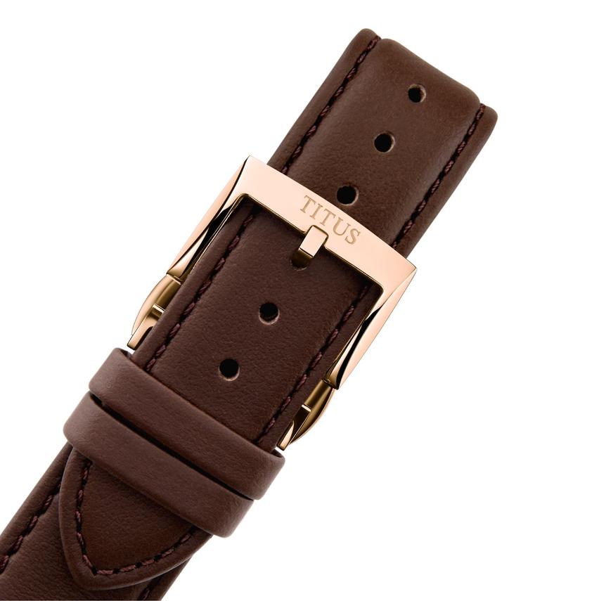 Enlight 3 Hands Automatic Leather Watch W06-03305-005