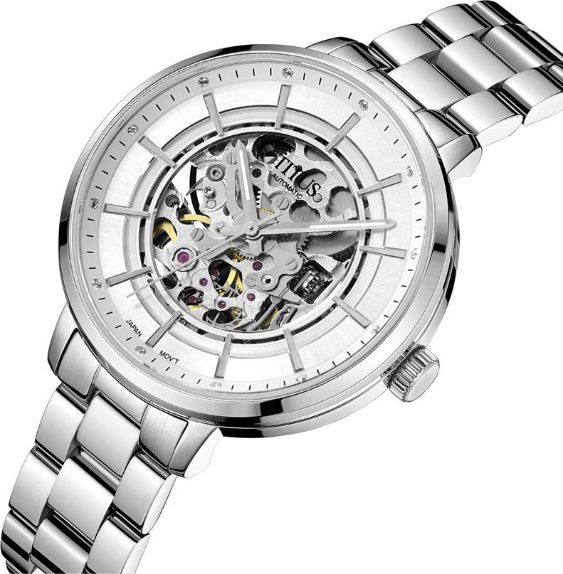 Enlight 3 Hands Automatic Stainless Steel Watch W06-03306-001