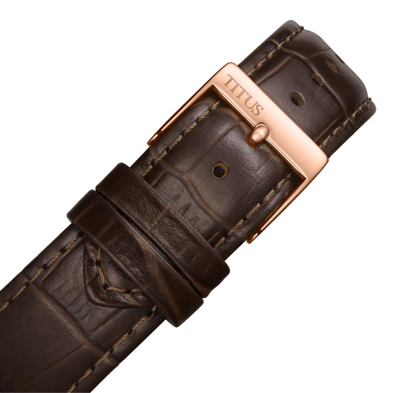 Modernist計時石英皮革腕錶 W06-03308-007