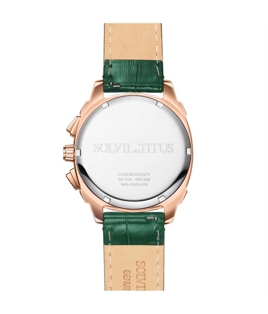Modernist Chronograph Quartz Leather Watch W06-03308-008